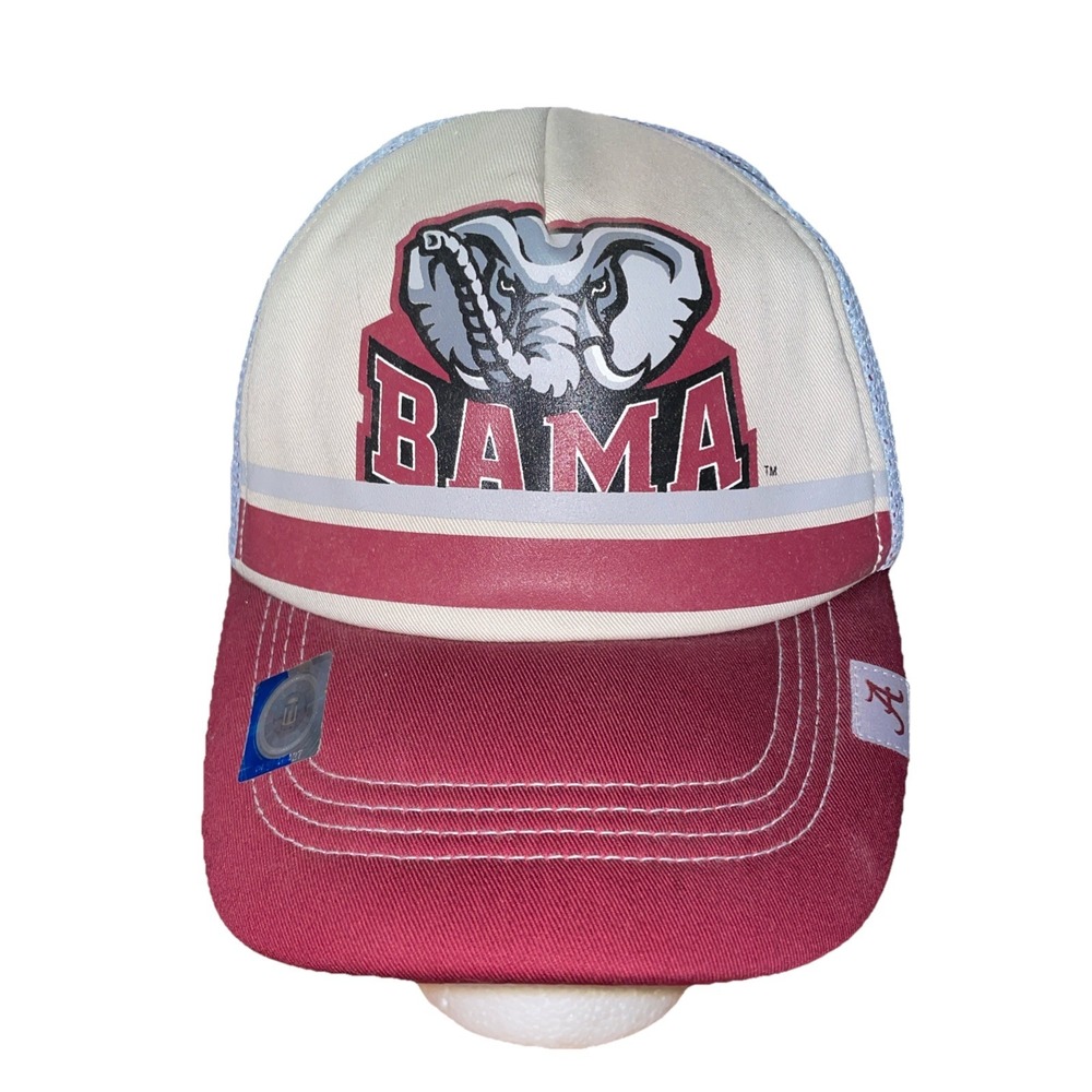Alabama Crimson Tide‎ BAMA Trucker Hat Big Al Elephant Mesh Snapback
